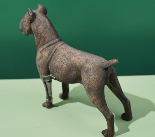 JXK Collectible Dog Figure: Cane Corso, Expertly Hand-Painted, Lifelike, Safe Resin, 1:6 Scale Miniature Animal Figurine