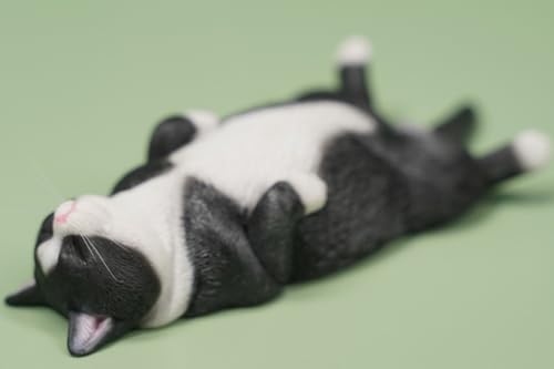 Figura de gato coleccionable JXK: Lethargic Cat 6.0, pintada a mano por expertos, realista, de resina segura, miniatura a escala 1:6.