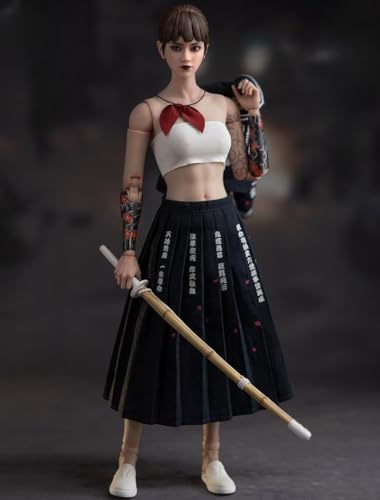 Figura coleccionable Worldbox: Yanki Shojo, figura femenina en miniatura a escala 1:6 AT045