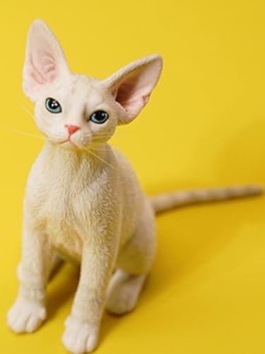 Figurine de chat de collection JXK : Deon Rex, figurine animale miniature à l'échelle 1:6