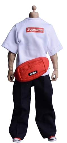 Ropa para muñeca a escala 1/12: pantalones casuales, accesorio coleccionable