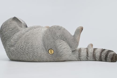 Figura de gato coleccionable JXK: Otocolobus Manul, pintada a mano por expertos, resina realista y segura, miniatura a escala 1:6.