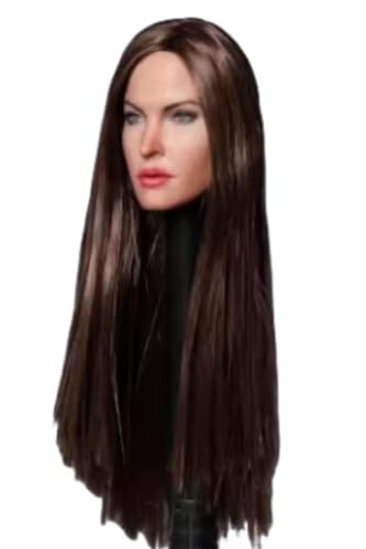 Escultura de cabeza femenina a escala 1:6, escultura de cabeza de niña europea para figuras de acción de 12 pulgadas GC029A