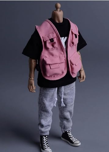 Ropa para muñecas a escala 1/12: chaleco, accesorio coleccionable