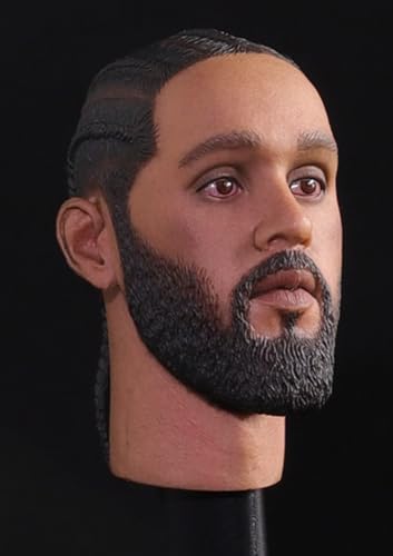 Figura coleccionable Heads King a escala 1:6: Escultura de cabeza para figura de acción en miniatura de 12 pulgadas HK004