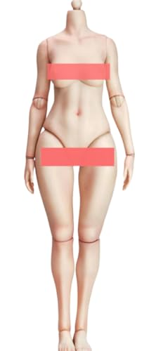 Figura de acción femenina True1Toys a escala 1:6 - Cuerpo alto y regordete, piel clara, busto mediano, EC3025A