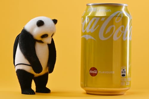 Figura de panda coleccionable JXK: Panda Flocking 2.0, pintada a mano por expertos, realista, de resina segura, miniatura a escala 1:12.