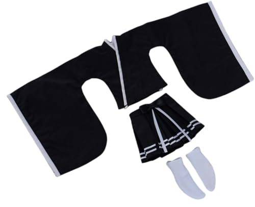 Ropa para muñecas de acción: Traje tipo kimono largo para figuras coleccionables de 12 pulgadas