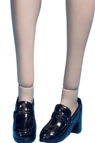 Accesorio de figura a escala 1/6: Modelo de zapatos de estudiante JK Miniatura coleccionable