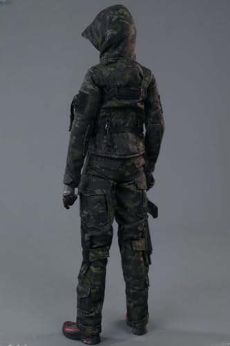 Ropa para muñeca a escala 1/6: Traje de combate femenino para figura de acción coleccionable de 12 pulgadas