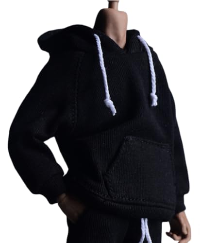 Figura a escala 1/12 Ropa para muñeca: Conjunto deportivo con sudadera y pantalones Accesorio coleccionable