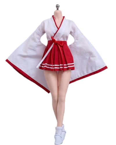 Ropa para muñecas de acción: Traje tipo kimono largo para figuras coleccionables de 12 pulgadas