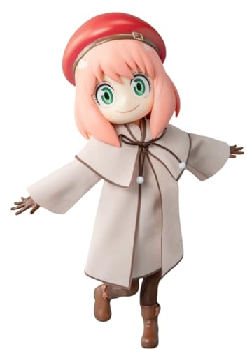 Figura coleccionable Threezero: Anya Forger (versión de invierno, estilo anime), miniatura a escala 1:6 (3Z07810M0)