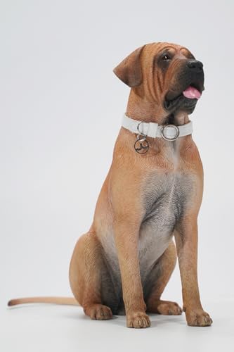 Figura de perro coleccionable JXK: Bulldog francés, pintada a mano por expertos, realista, resina segura, miniatura a escala 1:6.