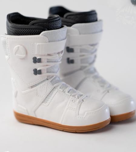 Accesorio de figura de acción a escala 1/6: modelo de botas de esquí, miniatura coleccionable
