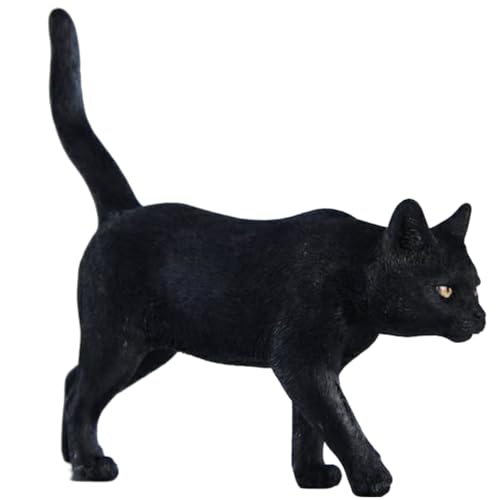 JXK Collectible Cat Figure: Chinese Cat, Expertly Hand-Painted, Lifelike, Safe Resin, 1:6 Scale Miniature Animal Figurine