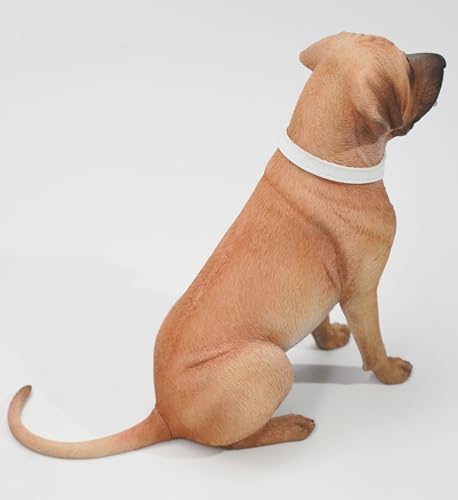 Figura de perro coleccionable JXK: Bulldog francés, pintada a mano por expertos, realista, resina segura, miniatura a escala 1:6.