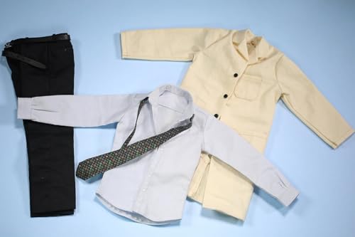 Ropa para muñeca a escala 1/6: Traje largo para figura de acción masculina coleccionable de 12 pulgadas JO23M-05A