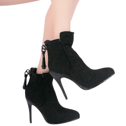 Accesorio de figura de acción a escala 1/6: Botas largas de mujer, miniatura coleccionable