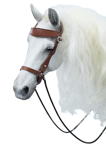 Figura de caballo coleccionable JXK: Caballos Akhal-Teke negros, pintados a mano por expertos, resina realista y segura, miniatura a escala 1:6.