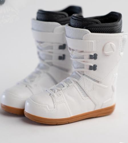 Accesorio de figura de acción a escala 1/6: modelo de botas de esquí, miniatura coleccionable