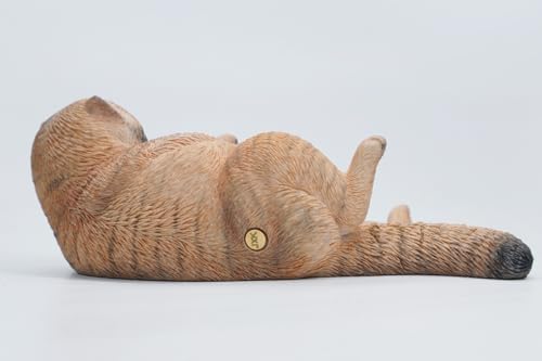 Figura de gato coleccionable JXK: Otocolobus Manul, pintada a mano por expertos, resina realista y segura, miniatura a escala 1:6.