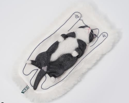 Figura de gato coleccionable JXK: Lethargic Cat 6.0, pintada a mano por expertos, realista, de resina segura, miniatura a escala 1:6.