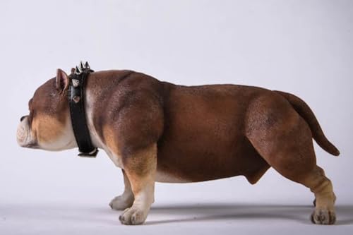 Figura de perro coleccionable JXK: Bully Dog, pintada a mano por expertos, realista, de resina segura, miniatura a escala 1:6.