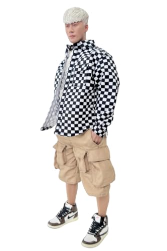 Ropa para muñecas a escala 1/6: Camisa vintage para figuras de acción coleccionables de 12 pulgadas