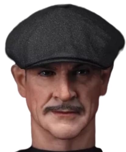 Escultura de cabeza masculina a escala 1:6, estilo anime, para figuras de acción de 12 pulgadas (H001)
