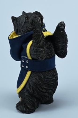 JXK Collectible Dog Figure: Wesi Highland Terrier, Expertly Hand-Painted, Lifelike, Safe Resin, 1:6 Scale Miniature Animal Figurine