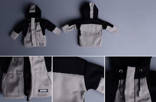 Ropa para muñecas a escala 1/12: Chaqueta de montañismo, accesorio coleccionable