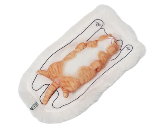 Figura de gato coleccionable JXK: Lethargic Cat 6.0, pintada a mano por expertos, realista, de resina segura, miniatura a escala 1:6.