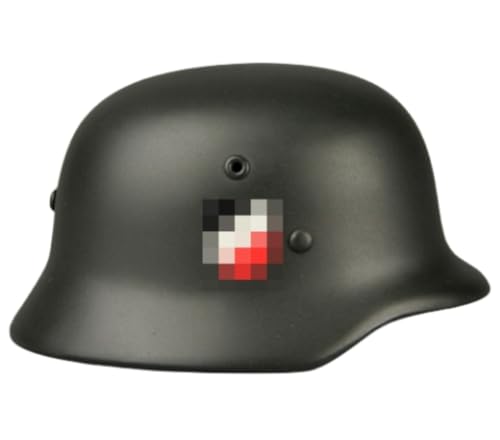 Accesorio de figura de acción a escala 1/6: Casco WH Metal M35 en miniatura coleccionable