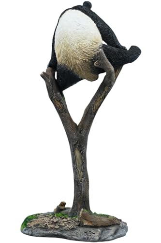 Figura de panda coleccionable JXK: Meng LAN, pintada a mano por expertos, resina realista y segura, miniatura a escala 1:6, JXK205