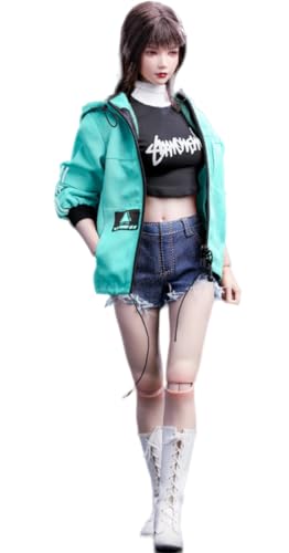 Ropa para muñeca a escala 1/6: Traje deportivo de mezclilla para figura de acción coleccionable de 12 pulgadas ATX-060A