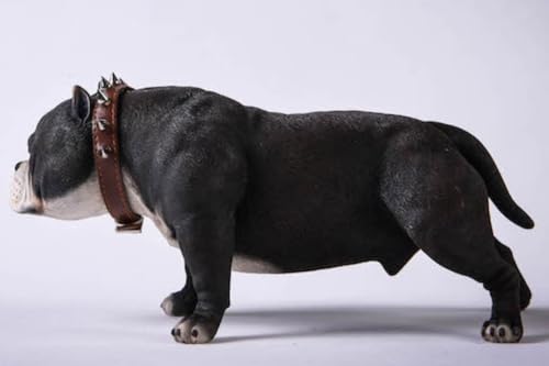 Figura de perro coleccionable JXK: Bully Dog, pintada a mano por expertos, realista, de resina segura, miniatura a escala 1:6.
