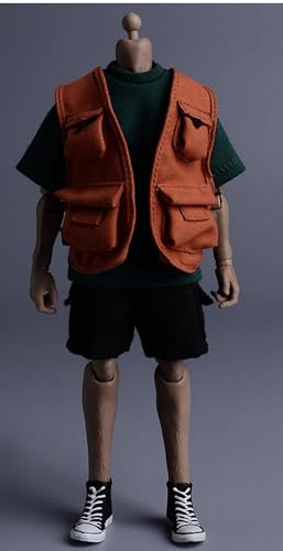 Ropa para muñecas a escala 1/12: chaleco, accesorio coleccionable