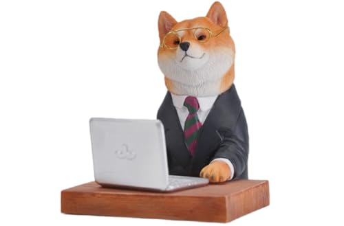 Figura de perro coleccionable JXK: Perro de horas extras, pintada a mano por expertos, realista, resina segura, miniatura a escala 1:6, JXK164