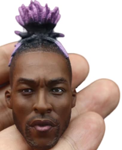 Escultura de cabeza masculina a escala 1:6, estilo anime, para figuras de acción de 12 pulgadas (H001)