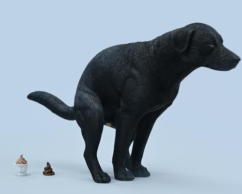 Figura de perro coleccionable JXK: Labrador, pintada a mano por expertos, realista, resina segura, miniatura a escala 1:6