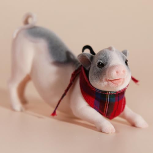 Figura de cerdo JXK: El cerdito, figura de animal en miniatura a escala 1:6