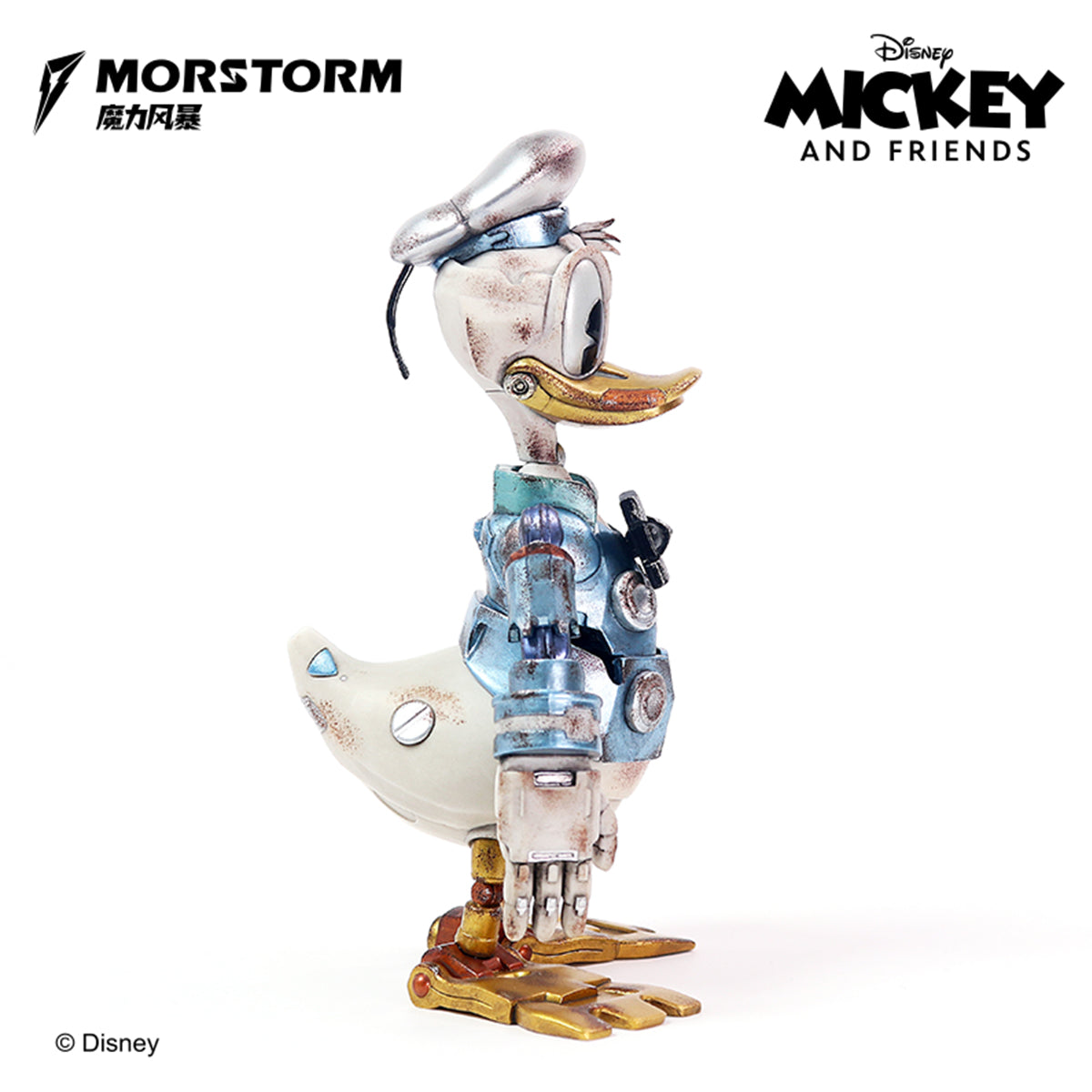 MORSTORM Mechanical Donald Art Figurine