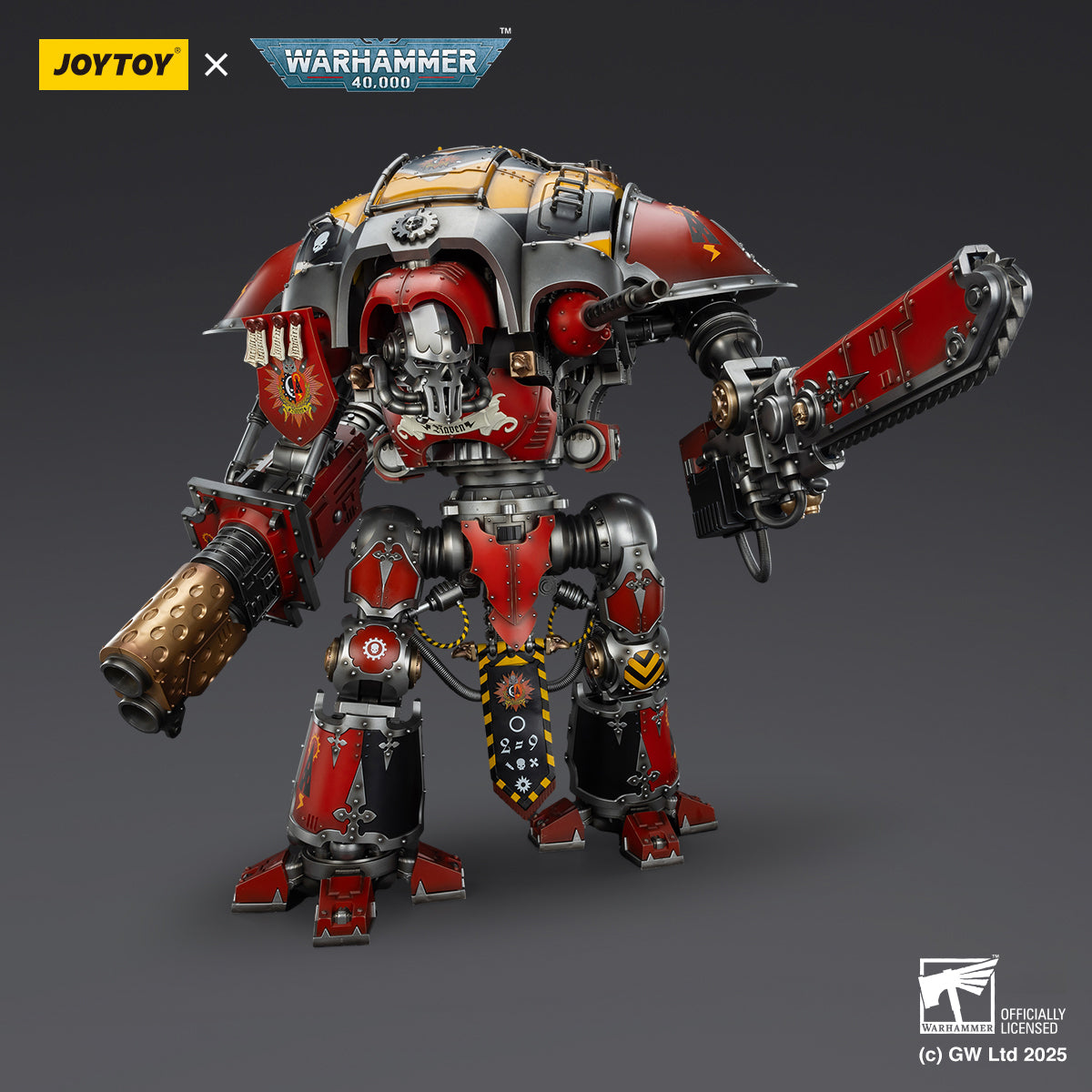 (Only Shipped to the US) JOYTOY Warhammer 40,000 1/18 Imperial Knights House Raven Knight Errant JT9305 Action Figures