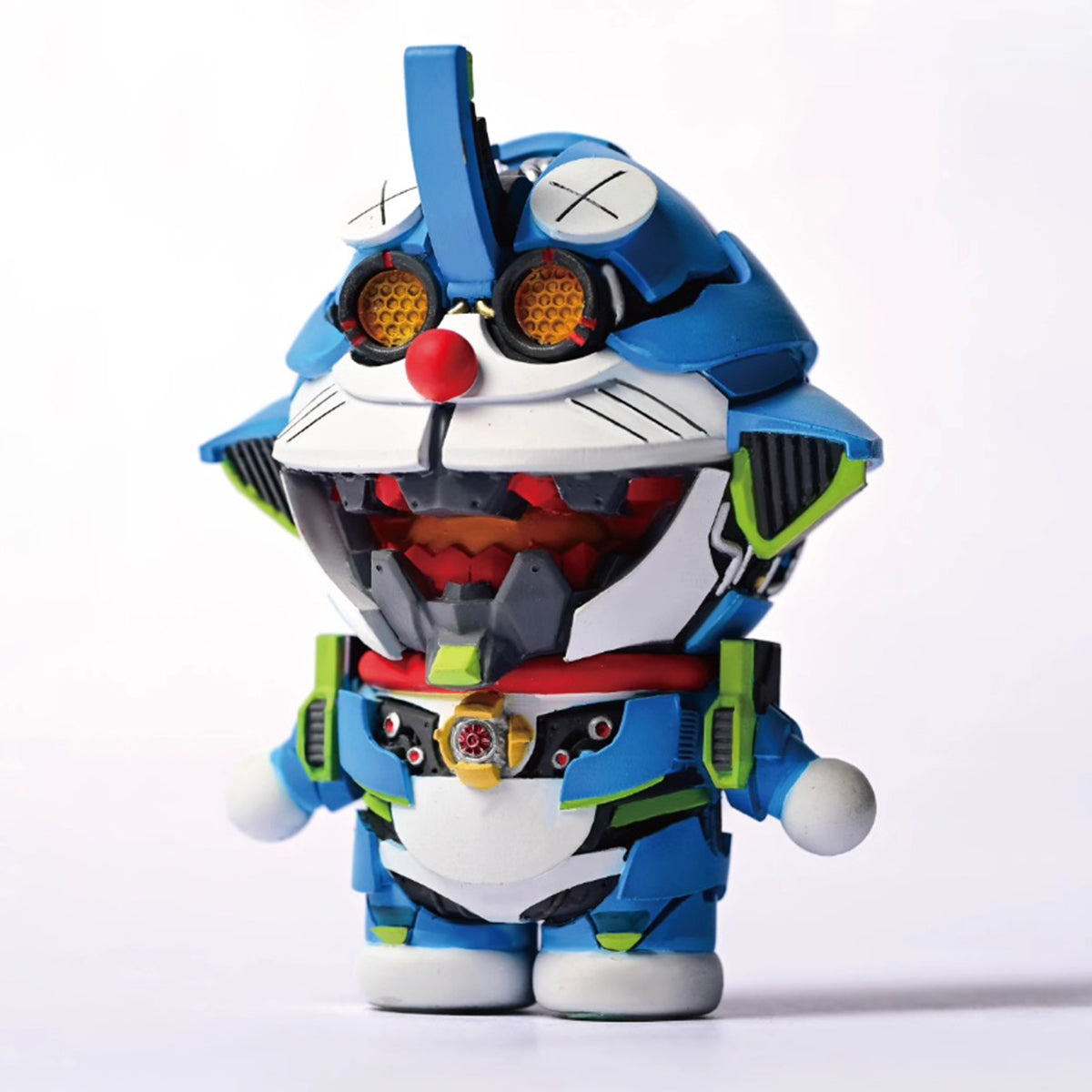 Bid Toys, Block Cat 3D Model Figure Character/Robot/Base Scene, Art Figurine