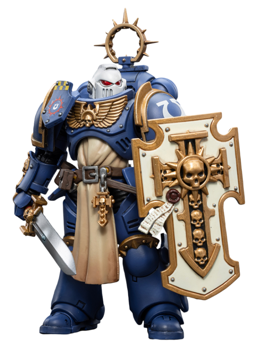 Figurine de collection JoyToy 40K : Ultramarine Bladeguard Veteran 03, échelle 1:18, JT2344 (Veteran 03)