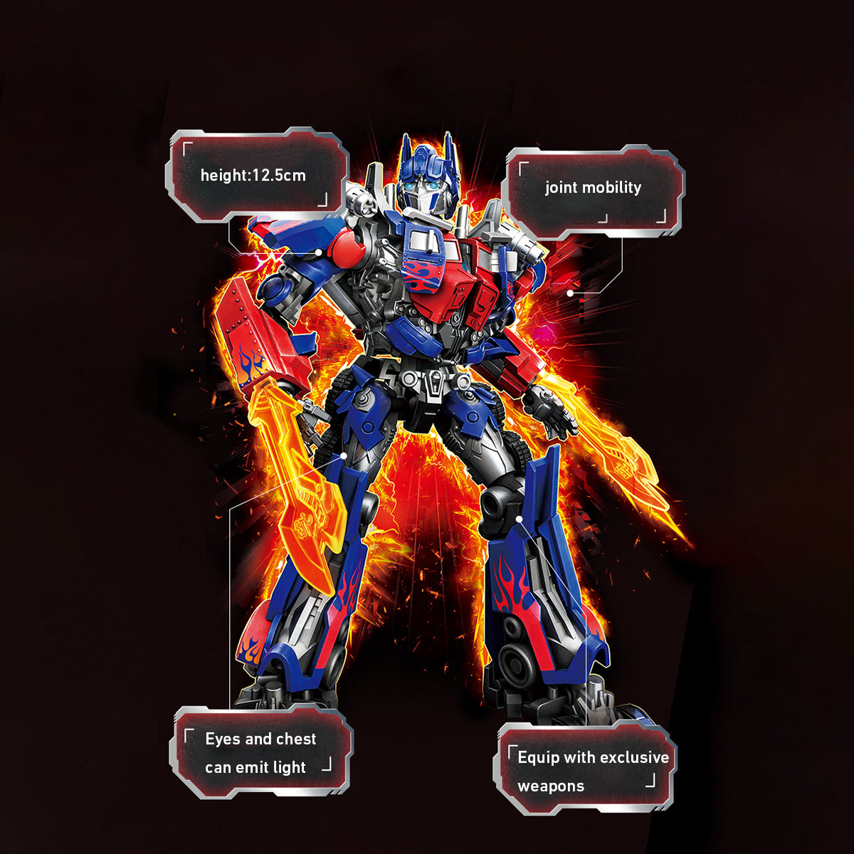Blokees Movie 1 - Optimus Prime Classic Class Assembly Model Kits