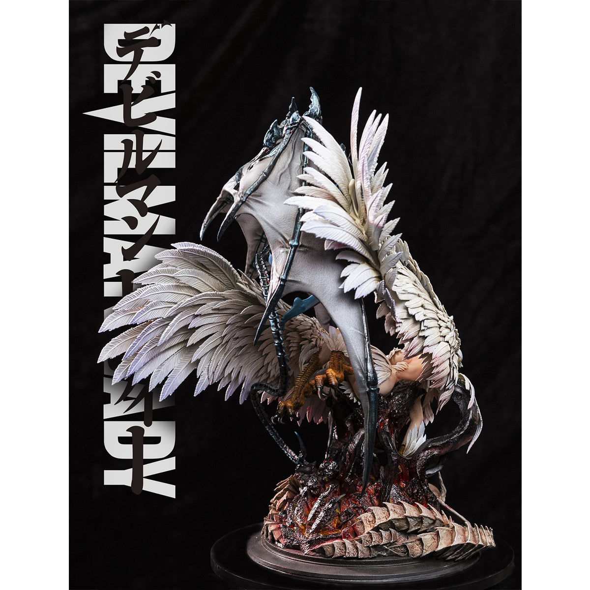 HotCat Studio Devilman Lady - Fudo VS Asuka Lan Art Collectible Statue
