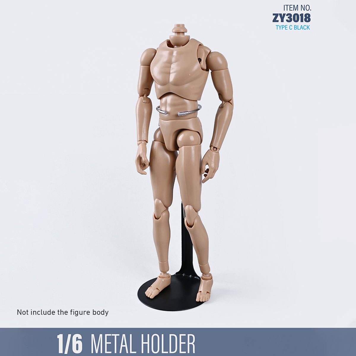 ZYTOYS, Type Y/Type U/Waist C Type Metal Display Stand Platform Props, Doll Accessory for 12-inches Figure