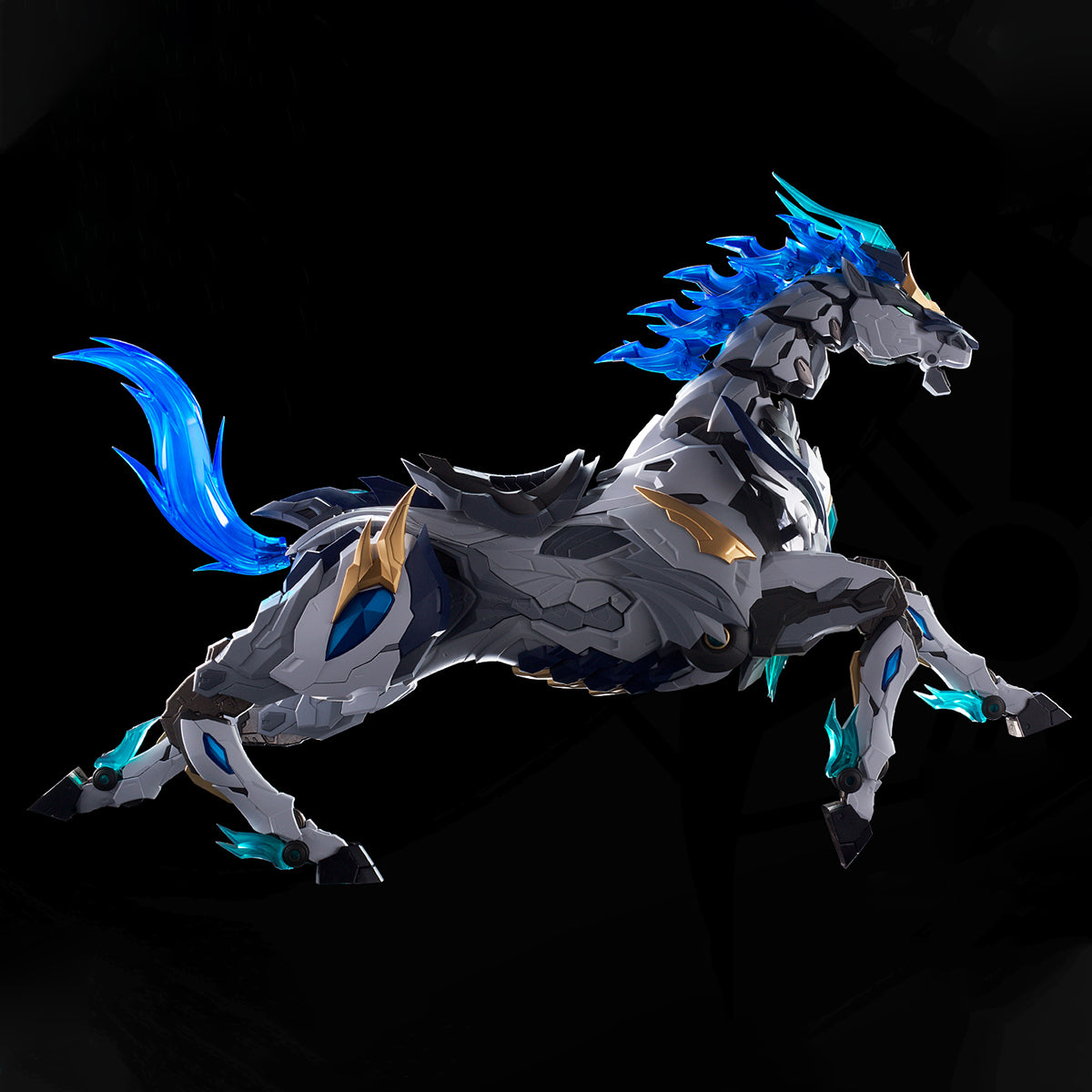 MOTOR NUCLEAR Star of Providence Zhao Yun & Jade Orchid White Dragon Horse Alloy Model Kit